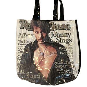 Y2K-era Indie-sleeze Pop Culture Rolling Stone Tote Bag Johnny Depp 01/24/2008